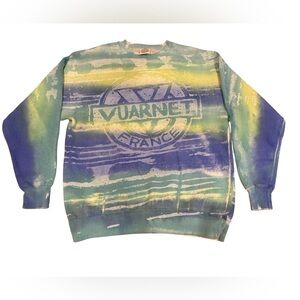 Vintage Vuarnet France Abstract Graphic Sweatshirt | 90s Euro Sportswear size M